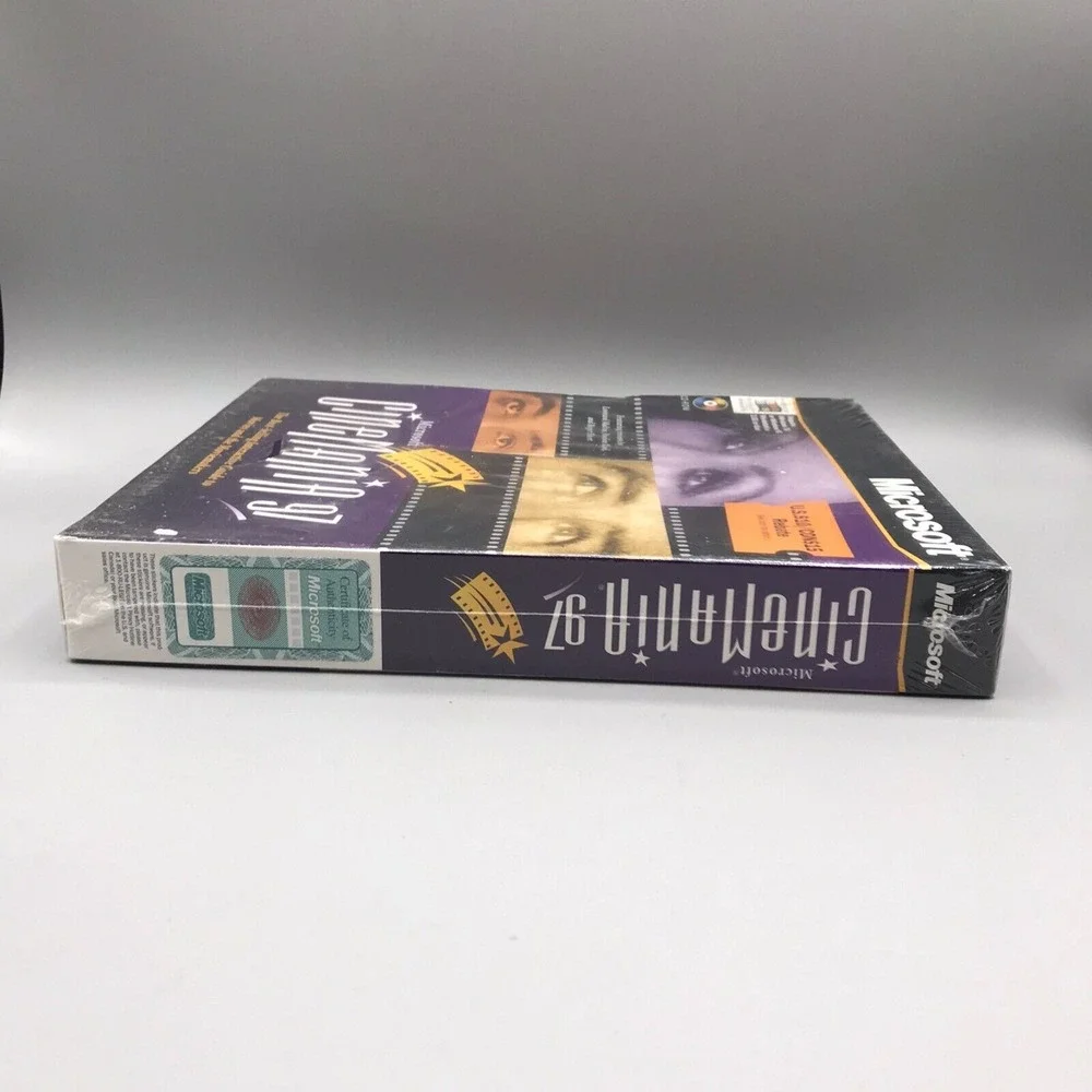 Microsoft Cinemania 97 Windows 95 Interactive Guide to Movies & Moviemakers NEW